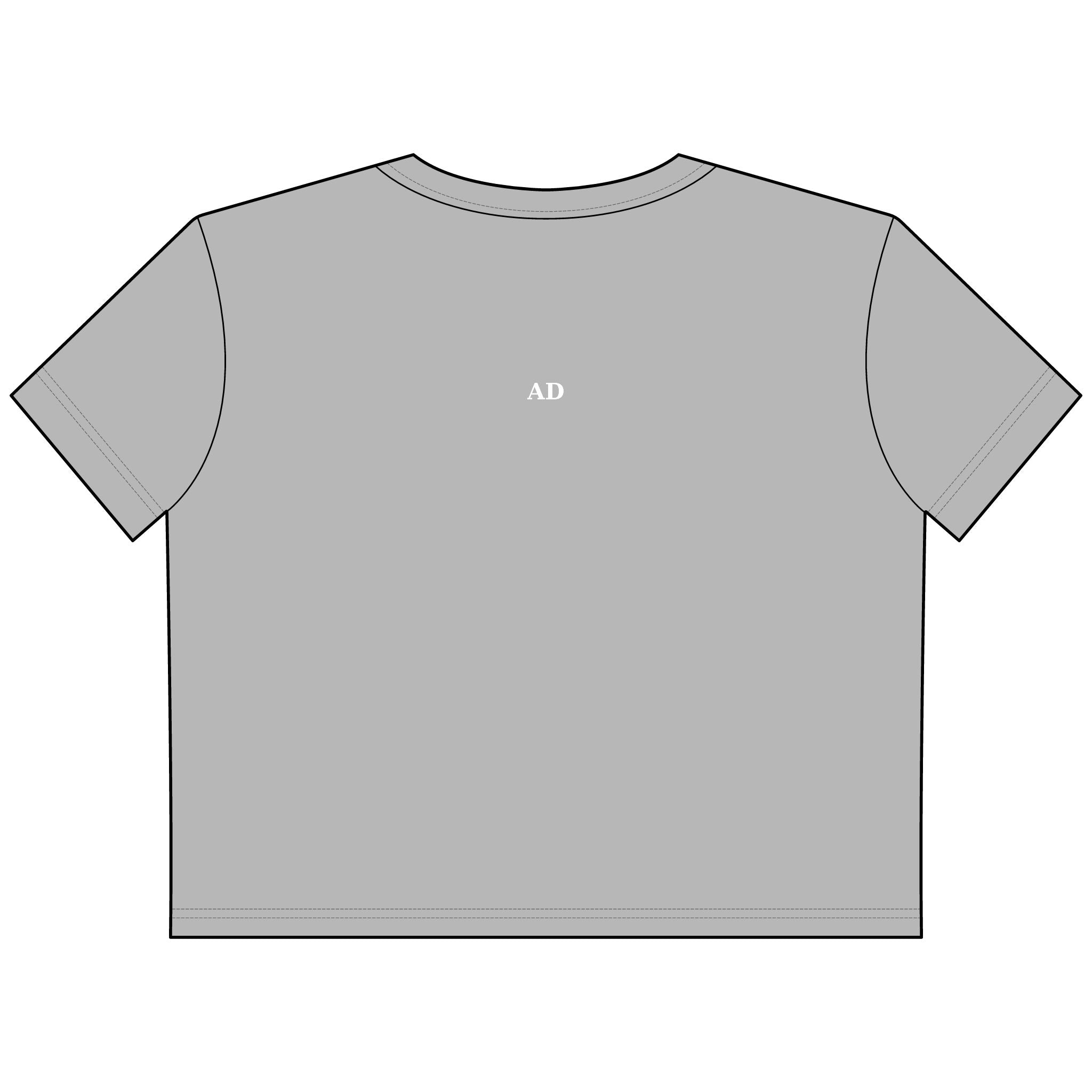 #likeAria - Cropped Boxy Tee — Women’s Casual Crop Top