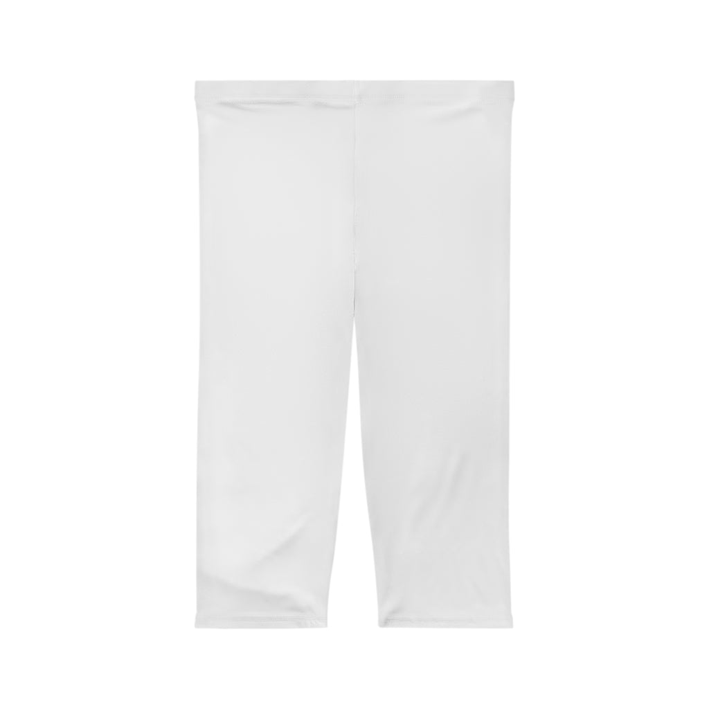 like Aria - White Capri Leggings — Women's Lightweight Cropped Activewear