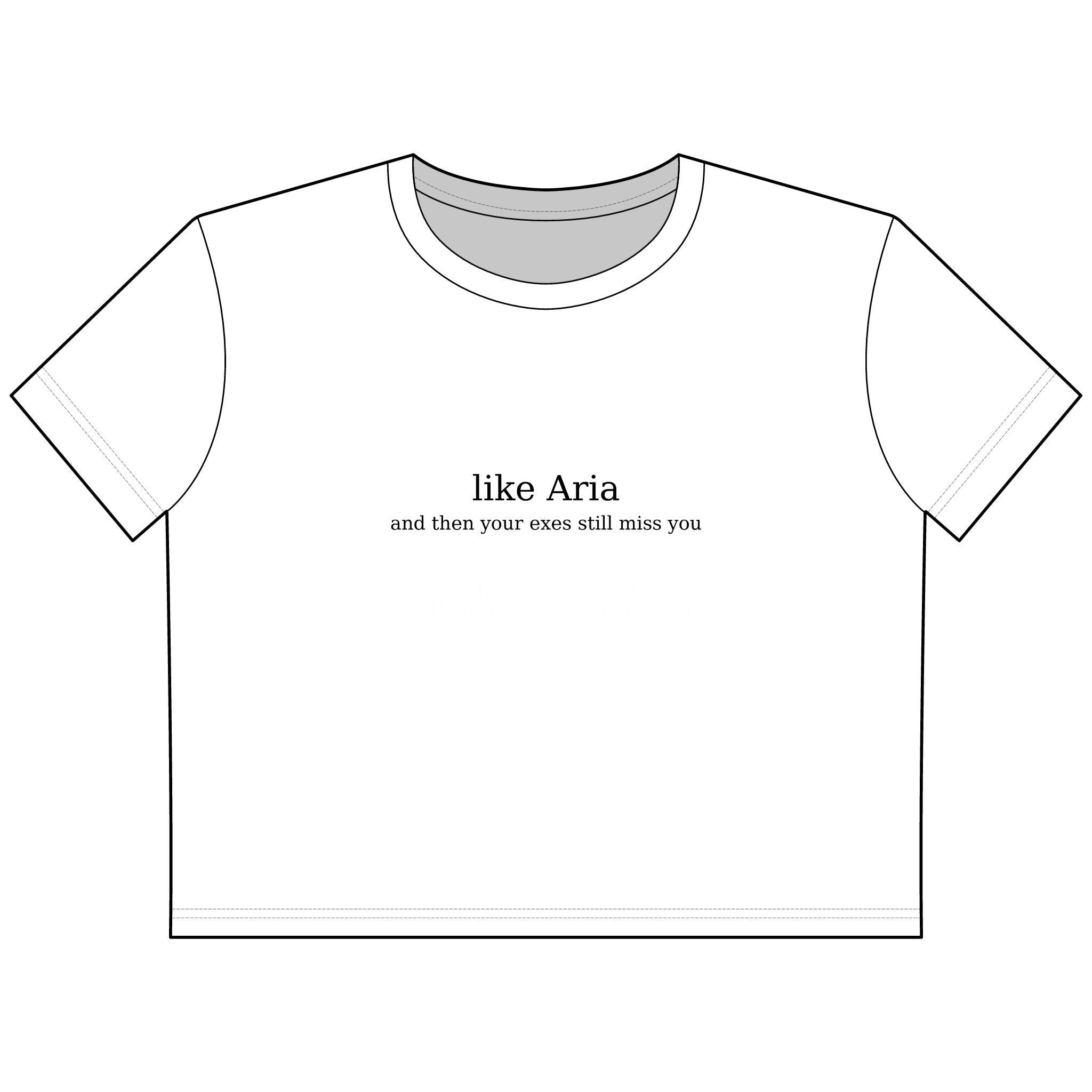 #likeAria - Cropped Boxy Tee — Women’s Casual Crop Top