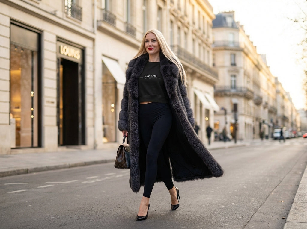 like Aria - Women's Cropped Fleece Pullover