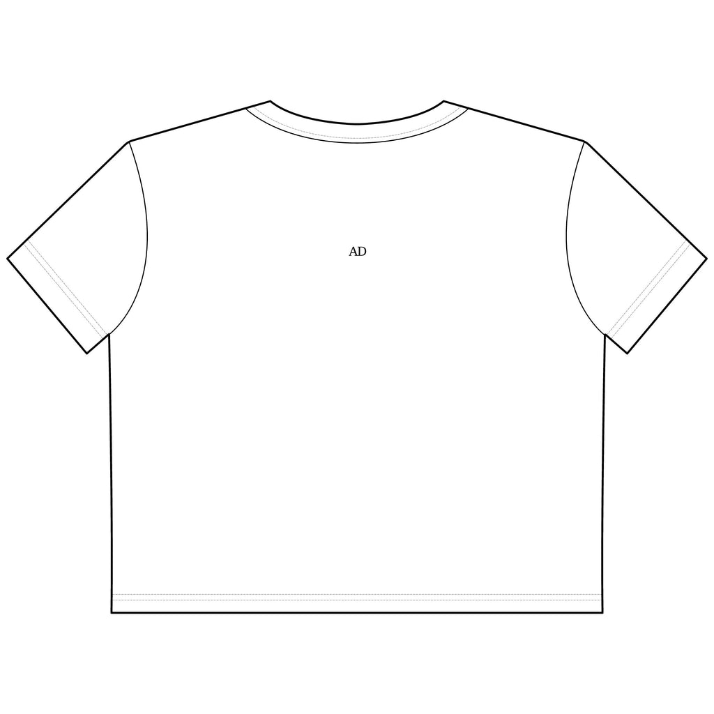 #likeAria - Cropped Boxy Tee — Women’s Casual Crop Top