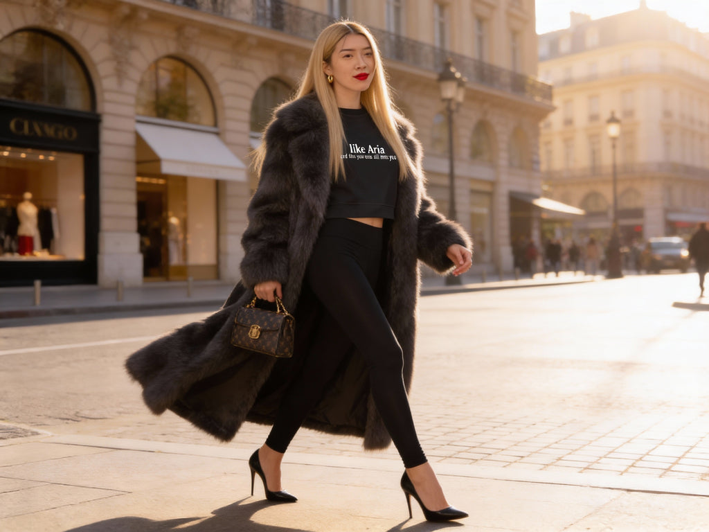 #like Aria - Women's Cropped Fleece Pullover